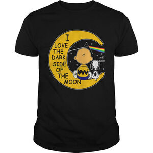 Snoopy And Charlie Brown I Love The Dark Side Of The Moon Shirt